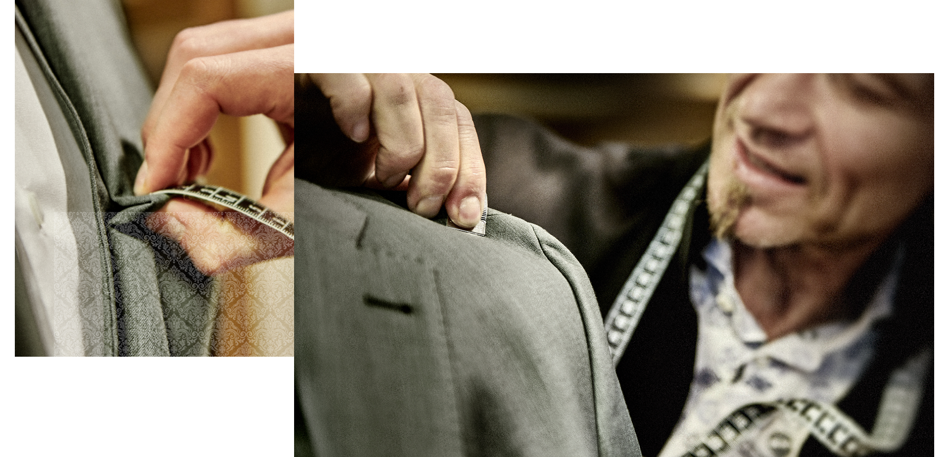 Maßanzüge, Jacken, Hemden, Westen, Jeans auf Maß - unsere Kreativität hat keine Grenzen